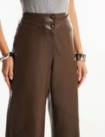 Calça de Couro Legítimo Theo Truffle