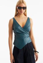 Blusa de Couro Legítimo Eva Pérsia