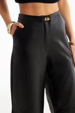 Calça de Couro Legítimo Tarla Preto