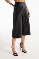 Calça de Couro Legítimo Tarla Preto