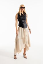 Blusa de Couro Legítimo Robin Preto