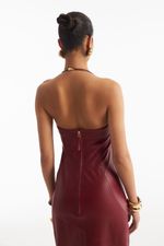 Vestido de Couro Legítimo Sydney Granada
