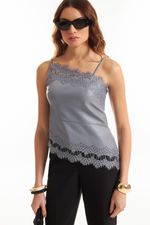 Blusa de Couro Legítimo Milos Coast