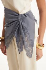 Blusa Lenço de Couro Legítimo Tulum Coast