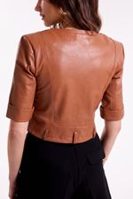 Camisa de Couro Legítimo Ofélia Âmbar