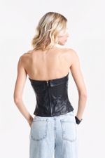 Corselet de Couro Sulli Preto