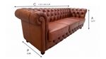 Sofá de Couro | Havana - Modelo Chesterfield