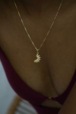 Colar Lua Cravejado (Almas)