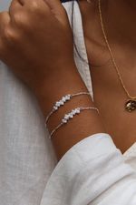 Pulseira Baguete Zircônias 