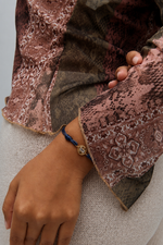 Pulseira Lapidada (Fio de Seda)