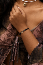 Pulseira Lapidada (Fio de Seda)