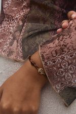 Pulseira Lapidada (Fio de Seda)