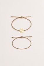Combo Fio Pulseira Medalha