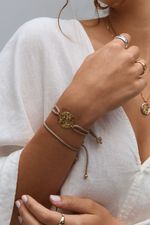 Combo Fio Pulseira Medalha