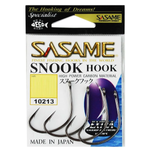 ANZOL SNOOK HOOK BLACK WIDE GAP SASAME