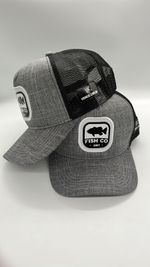 BONÉ FISH CO 2024 TUCUNARÉ - CINZA E PRETO