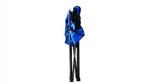 CADEIRA DEYU AZUL 80X50X80 COD 3381 COM BRAÇO - G