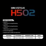 MINI ESTOJO 13 DIVISÓRIAS 3 PARTES H502 ALBATROZ