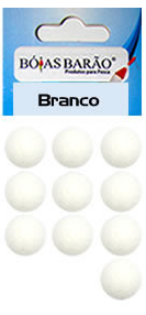 EVA BARÃO BOLEADO CORES 9MM E 11MM C/10