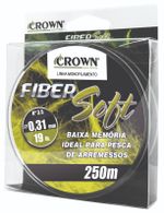 LINHA FIBER SOFT AMARELA 250 MTS CROWN
