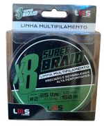 LINHA MULTI SUPER BRAID 8X 150 MTS LUMIS