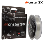 LINHA NYLON MONO MONSTER 3X 300MTS