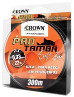 LINHA PRO TAMBA SOFT LARANJA 300 MTS CROWN