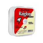 LINHA SUPER RAIGLON BRANCA 100MTS PARA CHICOTES