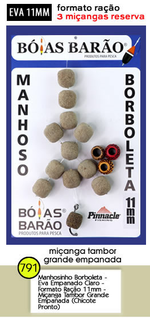 MANHOSINHO BARÃO BORBOLETA 11MM