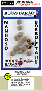 MANHOSINHO BARÃO BORBOLETA 11MM