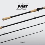VARA SAINT XFAST P/ CARRETILHA 25-50LBS DUAS PARTES