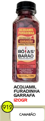 ACQUAMIL FURADINHA BARÃO GARRAFA 120G