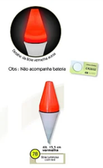 Boia Para Espada Luminosa Vermelha Barão Nº78