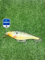 SEM CAIXA - ISCA RAPALA SHALOW SHAD RAP 140 - ESCAMADA BRANCA E AZUL