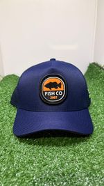 BONÉ FISH CO 2026 - AZUL COM LARANJA
