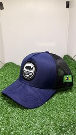 BONÉ FISH CO 2026 - AZUL E PRETO