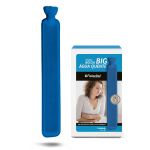 Bolsa de Água Quente BIG Fisiovital | Compressa Térmica Cólica Lombar Coluna 2L 72cm