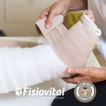 Faixa Ortopédica Compressiva de Curto Estiramento Fisiovital – Bandagem para Linfedema, Varizes e Edemas
