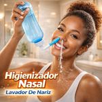 Higienizador Nasal Fisiovital | Lavador Nasal Adulto Infantil Rinite Sinusite 300ml