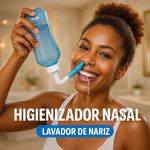 Higienizador Nasal Fisiovital | Lavador Nasal Adulto Infantil Rinite Sinusite 300ml