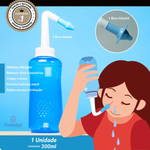 Higienizador Nasal Fisiovital | Lavador Nasal Adulto Infantil Rinite Sinusite 300ml