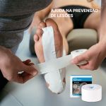 Bandagem Rígida Esportiva Branca 3,8cm Fisiovital | Athletic Tape Algodão Suporte Articular
