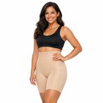 Bermuda Modeladora Cintura Alta DeLinea Fisiovital | Cinta Pós-Cirúrgica com Silicone