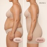 Bermuda Modeladora Cintura Alta DeLinea Fisiovital | Cinta Pós-Cirúrgica com Silicone