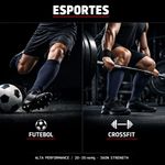 Meia Compressiva Esportiva 3/4 - Azul Escura Fisiovital | Meia Corrida Recuperação 20-30 mmHg