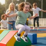 Tênis Ortopédico Infantil Blue Run Fisiovital | Calçado Esportivo Suporte Pé Plano