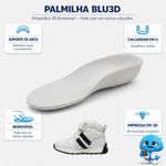 Tênis Ortopédico Infantil Blue Track Fisiovital | Calçado Esportivo Cano Alto Suporte