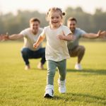 Tênis Ortopédico Infantil Blue Track Fisiovital | Calçado Esportivo Cano Alto Suporte
