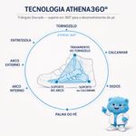 Tênis Ortopédico Infantil Blue Urban Fisiovital | Calçado Moderno Suporte Pé Plano