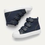 Tênis Ortopédico Infantil Blue Classic Fisiovital | Calçado Suporte Pé Plano Cano Alto